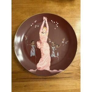 Marilyn Monroe " gentlemen Prefer Blondes" Collector Plate – Royal Orleans